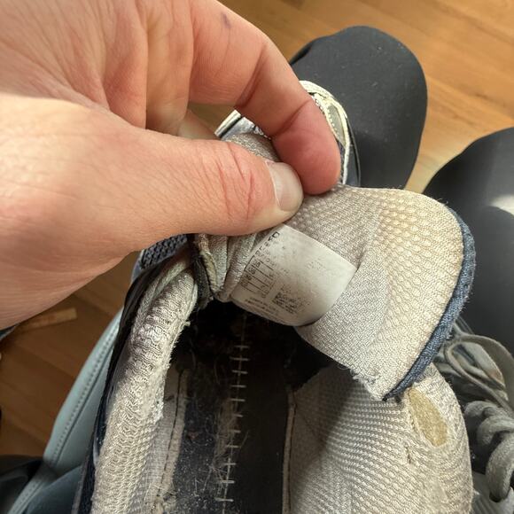 Women's New Balance 990 Navy Blue Gray Made in the USA Sneakers Shoes Sz 8.5 - Picture 7 of 7